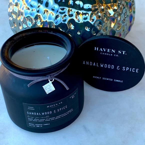 HAVEN STREET CANDLE Accents Haven Street Candle Sandalwood Spice